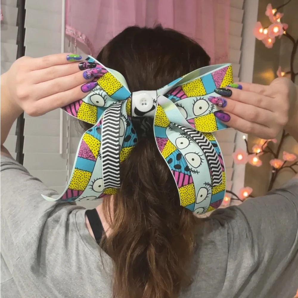 Sally Tim Burton Hair Large Bow - Picture 5 of 5